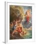 Winter, from the Four Seasons Series: Juno and Aeolus, 1862-Eugene Delacroix-Framed Giclee Print