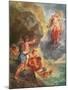 Winter, from the Four Seasons Series: Juno and Aeolus, 1862-Eugene Delacroix-Mounted Giclee Print