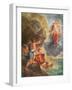 Winter, from the Four Seasons Series: Juno and Aeolus, 1862-Eugene Delacroix-Framed Giclee Print