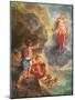 Winter, from the Four Seasons Series: Juno and Aeolus, 1862-Eugene Delacroix-Mounted Giclee Print