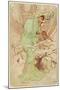 Winter (From the Series "Seasons"), 1896-Alphonse Mucha-Mounted Giclee Print