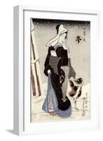 Winter, from the Series Shiki No Uchi-Utagawa Kunisada-Framed Giclee Print