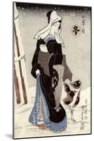 Winter, from the Series Shiki No Uchi-Utagawa Kunisada-Mounted Giclee Print