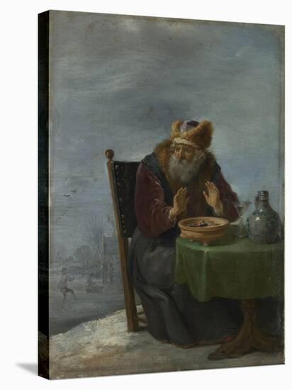 Winter (From the Series the Four Season), C. 1644-David Teniers the Younger-Stretched Canvas