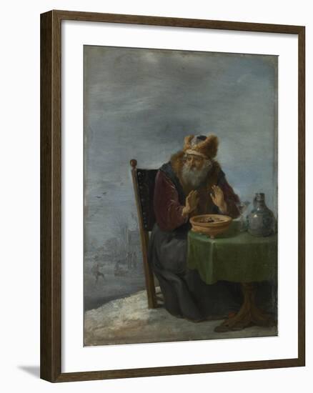 Winter (From the Series the Four Season), C. 1644-David Teniers the Younger-Framed Giclee Print