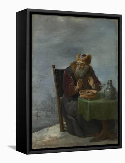 Winter (From the Series the Four Season), C. 1644-David Teniers the Younger-Framed Stretched Canvas