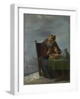 Winter (From the Series the Four Season), C. 1644-David Teniers the Younger-Framed Giclee Print