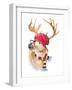 Winter Fun Deer-Lanie Loreth-Framed Art Print