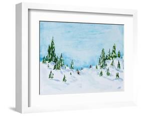 Winter Fun I-Julie DeRice-Framed Art Print