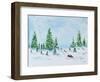 Winter Fun II-Julie DeRice-Framed Art Print