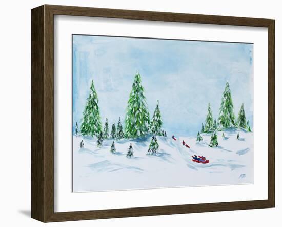 Winter Fun II-Julie DeRice-Framed Art Print