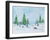 Winter Fun II-Julie DeRice-Framed Art Print