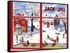 Winter Fun - Jack and Jill, January 1949-Janet Smalley-Framed Stretched Canvas