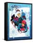 Winter Fun - Jack & Jill-Len Ebert-Framed Stretched Canvas