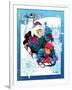 Winter Fun - Jack & Jill-Len Ebert-Framed Giclee Print