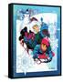 Winter Fun - Jack & Jill-Len Ebert-Framed Stretched Canvas