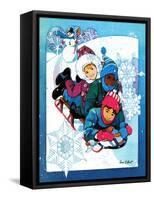 Winter Fun - Jack & Jill-Len Ebert-Framed Stretched Canvas