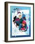 Winter Fun - Jack & Jill-Len Ebert-Framed Giclee Print