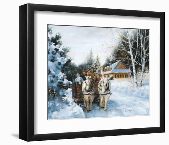 Winter Fun-Lise Auger-Framed Art Print