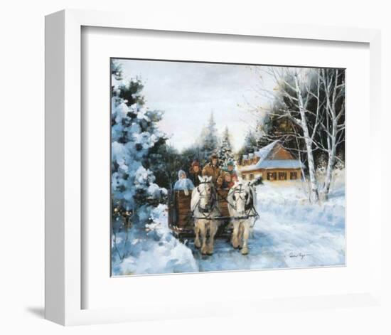 Winter Fun-Lise Auger-Framed Art Print