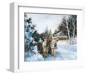 Winter Fun-Lise Auger-Framed Art Print