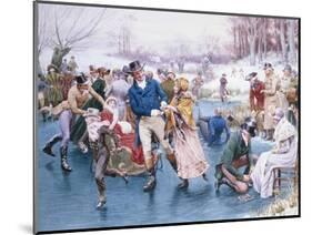 Winter Fun-Frank Dadd-Mounted Giclee Print