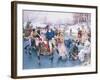 Winter Fun-Frank Dadd-Framed Giclee Print