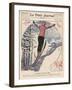 Winter Games at Chamonix: Ski Jumping Ice Hockey and Skating-Andre Galland-Framed Art Print