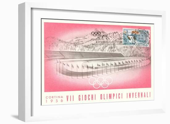 Winter Games, Cortina, 1956-null-Framed Art Print