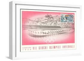 Winter Games, Cortina, 1956-null-Framed Art Print