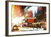 Winter Garden at Night-Philippe Hugonnard-Framed Giclee Print