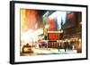 Winter Garden at Night-Philippe Hugonnard-Framed Giclee Print