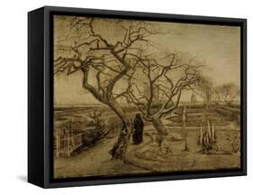 Winter Garden, March 1884-Vincent van Gogh-Framed Stretched Canvas