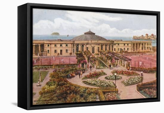 Winter Gardens and Pavilion, Weston-Super-Mare-Alfred Robert Quinton-Framed Stretched Canvas