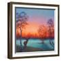 Winter Glow, 2017,-Lee Campbell-Framed Giclee Print