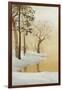 Winter Glow Panel 1-Arnie Fisk-Framed Art Print