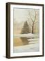 Winter Glow Panel 3-Arnie Fisk-Framed Art Print