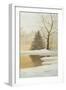 Winter Glow Panel 3-Arnie Fisk-Framed Art Print