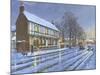 Winter Glow Parish Room Tickhill Yorkshire-Richard Harpum-Mounted Art Print