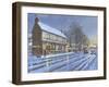 Winter Glow Parish Room Tickhill Yorkshire-Richard Harpum-Framed Art Print