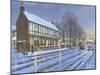 Winter Glow Parish Room Tickhill Yorkshire-Richard Harpum-Mounted Art Print