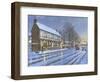 Winter Glow Parish Room Tickhill Yorkshire-Richard Harpum-Framed Art Print