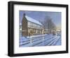 Winter Glow Parish Room Tickhill Yorkshire-Richard Harpum-Framed Art Print