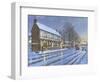 Winter Glow Parish Room Tickhill Yorkshire-Richard Harpum-Framed Art Print