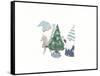 Winter Gnomes IV-Jenaya Jackson-Framed Stretched Canvas