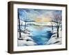 Winter Greetings-Sarah Tiffany King-Framed Giclee Print