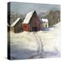 Winter Homestead I-Marilyn Wendling-Stretched Canvas