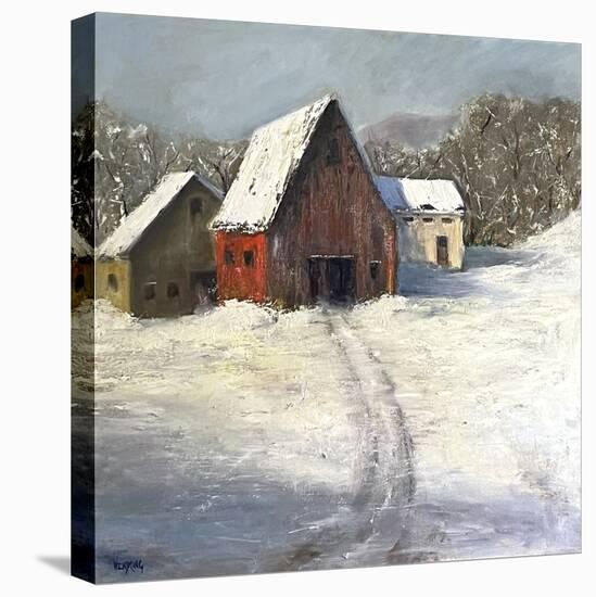 Winter Homestead I-Marilyn Wendling-Stretched Canvas