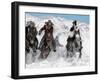 Winter Horse Race-BJ Yang-Framed Photographic Print