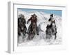 Winter Horse Race-BJ Yang-Framed Photographic Print